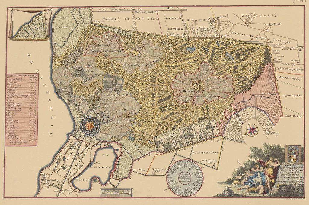 kaart van Gooiland